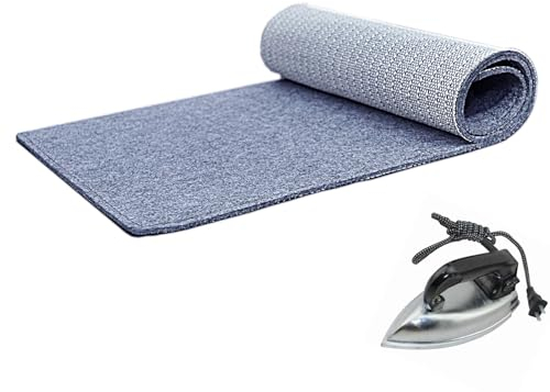 Wool Blend Pressing Pad Iron Board Cover Extra Padding Ironing & Steaming Felt Mat Blanket for Quilting, Sewing and Its Supplies