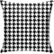Kissenbezug Schwarz-Weißer Hahnentritt. Schwarz-Weißer Hahnentritt 45X45Cm Kissen-Bezug Dauerhaft Kissenhülle Modern Kissenbezugen Für Garten Wohnzimmer Couch Zimmer