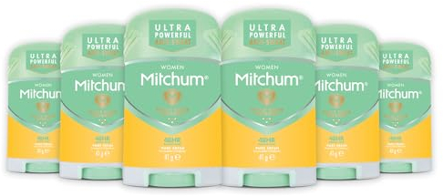 Revlon Mitchum Deodorant und Antitranspirant für Frauen, dreifache Geruchsverteidigung, 48 Stunden Schutz, Pure Fresh, Dermatologen getestet, 41 g (6 Stück)