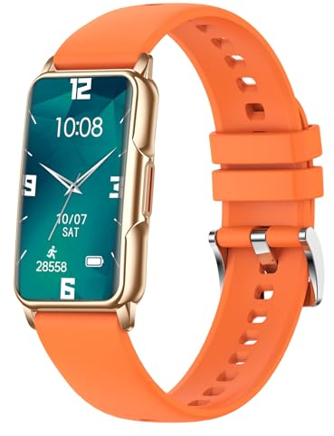 Smartwatch Mujer, Reloj Inteligente Impermeable IP68 Con Función Femenina, 123 Modos Deportes, Pulsómetro, Oxímetro, Podómetro, Monitor de Sueño para Android iOS