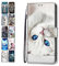 Phone Case for Motorola Moto G31 / G41 Leather Wallet Flip Cover with Pattern Design Card Holder Slot Silicone Protective for Girls Boys - White Cat