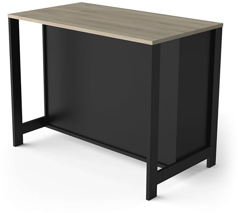 Miroytengo Isla de Cocina Industriale Roble Kronberg y Nego 123x94x70Cm