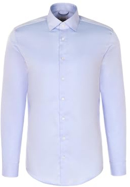 Seidensticker Herren Business Hemd - Slim Fit - Bügelleicht - Kent-Kragen - Langarm - 100% Baumwolle