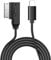 Naiyal USB-C to AMI MMI Aux Cable for Apple iPhone 15/ iPad Pro Compatible with Audi A3/A4/A5/A6/A7/A8/S4/S6/S8/Q5/Q7/R8/TT 2011-2016, VW CC Magotan with MMI 3G System (3.3FT), Black, AS20240319