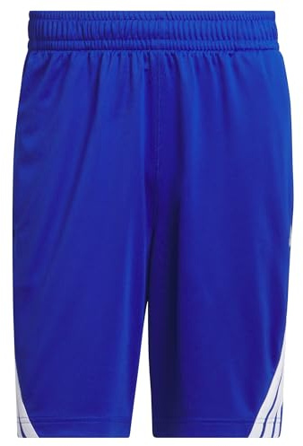 adidas Men's Legends 3-Stripes Basketball Shorts, Team royal Blue/White, XS 7 inch