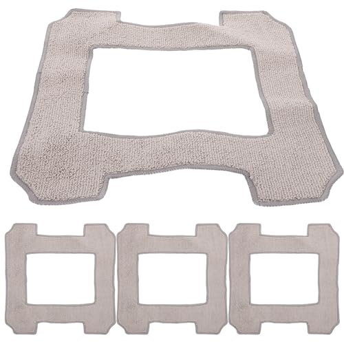 CHILDWEET 4piezas Accesorios para Robots Limpiacristales Paños De Fregona Lavables para Limpieza De Ventanas Compatibles Robot Aspirador Fregona De Limpieza para Uso Ventanas
