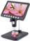 Koolertron Mikroskop Digital, 1080P HD 1000X Mikroskop, USB Mikroskop Mikroskoplupe für Leiterplattenreparatur, Löten von PCB-Münzen, für Erwachsene/Kinder,mit SD Card (7 Zoll)