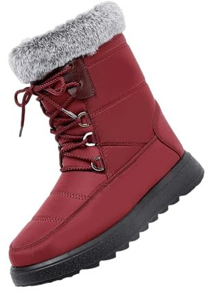 Yekdmxop Stivali Donna Polpaccio Largo Stivali Da Equitazione Per Donna Imbottiti Tacco Basso Stivaletti Donna Con Tacco Calda Antivento Scarponcini Donna Autunnali Stivaletti Pioggia Chelsea