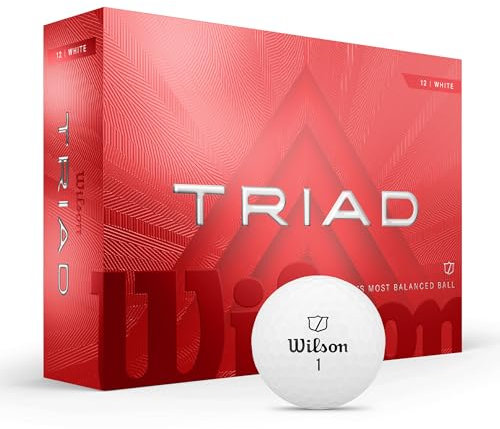 Wilson, Bolas de Golf Triad, Blanco