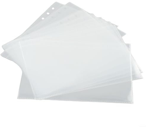 Set mit zehn A5-Hüllen für Fotoalben zur sicheren Aufbewahrung von Fotokarten (A5-1 Gird)