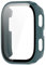 Bdsidy Silicone Custodia Compatibili con Amazfit Bip 6 Cover con Pellicola in Vetro Temperato, Case Protettiva Rigido Paraurti Shell Custodia Smartwatch per Amazfit Bip 6 Smartwatch (Verde)