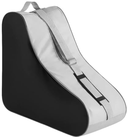 Tniytru Roller Skate Bag, Ice Skate Bag for Skating Enthusiasts, Durable Storage and Transport Solution for Roller and Ice Skates, Black Design