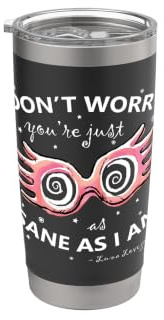 Harry Potter Harry Potter Sane As I Am Stainless Steel Insulated Tumbler