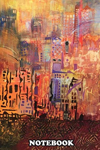 Notebook: Red City , Journal for Writing, College Ruled Size 6 x 9, 110 Pages