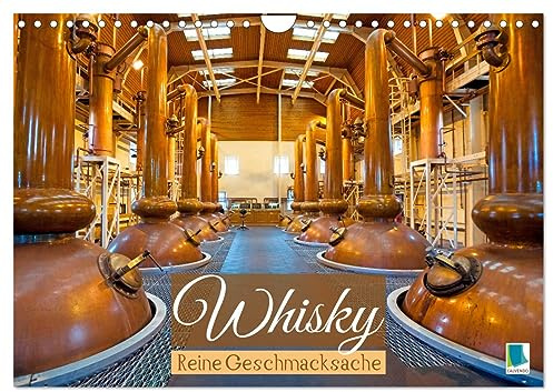 Whisky: Reine Geschmacksache (Wandkalender 2026 DIN A4 quer), CALVENDO Monatskalender: Whisky: Vom Feld ins Fass und dann ins Glas des Genießers (CALVENDO Lifestyle)