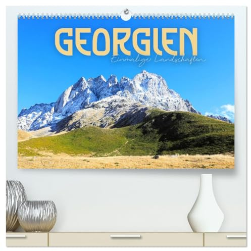Georgien - Einmalige Landschaften (hochwertiger Premium Wandkalender 2026 DIN A2 quer), Kunstdruck in Hochglanz: Kaukasus und Schwarzmeer. (CALVENDO Orte)