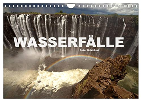 Wasserfälle (Wandkalender 2026 DIN A4 quer), CALVENDO Monatskalender: Faszinierende Wasserfälle aus allen Teilen der Welt. (CALVENDO Orte)