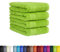 BaSaTex Frottier Handtücher Set aus weicher Baumwolle - 50x100 cm - 100% Baumwolle Öko-Tex Made in Green Zertifiziert | 4X Handtuch in Apfel Grün