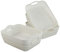 Hokky Plastic Storage Basket Tray, 6-Pack Small Baskets Tray, White