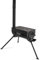 Petromax Loki 2 Campingkocher und Zeltofen, klappbarer Campingofen für Outdoor und den Innenraum des Zeltes, Mini Holzofen mit Herdplatte und Holzvergaser
