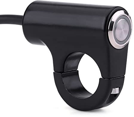interruptor moto, Interruptor del manillar de la motocicleta Interruptor de montaje del manillar para bicicleta de 22 mm Botón pulsador del manillar ATV Faros delanteros de freno Luces antiniebla