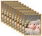 vidaXL 10x Bilderrahmen Collage für Tisch Fotorahmen Posterrahmen Foto Poster Rahmen Bildergalerie Objektrahmen Dekoration Golden 13x18cm MDF