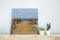 Glasbild Glasfoto Wandbild Bilder Deko 20x20 cm Strand - Meer - Weg