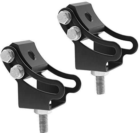 Biqing 2X Supports de Fixation pour Barre Lumineuse LED,Kit de Support Latéral Universel pour Support de Montage Coulissant Réglable pour Feux Antibrouillard 4x4 Lampes de Travail de 4 Inch à 52 Inch