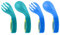 Vicloon Cuillère Thermosensibles,4pcs Cuillère Pour Bébés Avec Avertissement de Chaleur Peut Changer de Couleur En Fonction de Température,Éviter De Brûler Bébé
