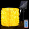 JIMACRO Outdoor Solar LED Lichtschlauch, IP65 Wasserdicht Solar Lichterkette Außen 22m 200LEDs Solar Deko Lichter mit 8 Beleuchtungsmodi für Garten Baum Party Weihnachtsdekoration