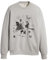 Levi's Men's Relaxd Crew Graphic Sweatshirt, Space Cowboy Mhg, L