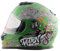 Kinder Integralhelm Mejia – Motorradhelm für Kinder, ABS-Schale, robuster Kinderhelm für Downhill, Quad und Motocross, Grün, Größe S, 53 – 54 cm