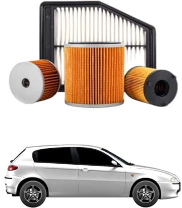 Kit 3 Filtri Tagliando compatibile con ALFA ROMEO 147 1.6 LPG 77 kw Benzina/Gasauto (GPL) 2009-2010