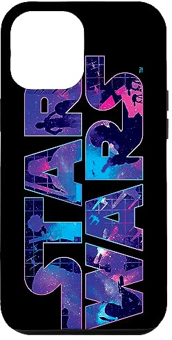 Hülle für iPhone 13 Pro Max Star Wars-Logo, Galaxie der 90er
