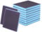 sourcing map 10pcs Sanding Sponge Blocks 320-400 Grits Hand Block, 120x100x12mm, Blue&Purple