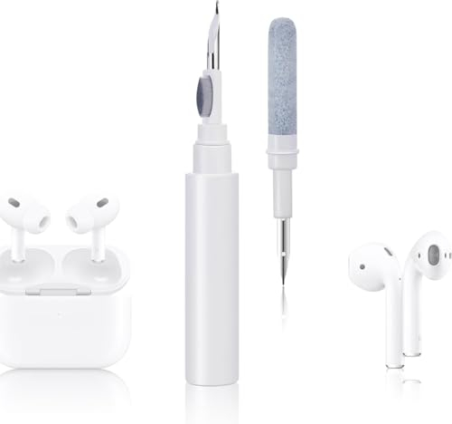 IBXWMNG Reinigungsset für AirPods Pro 1 & 2 - Multifunktions-Reinigungsstift mit weicher Bürste - Für Bluetooth-Kopfhörer, Taschen und Ohrhörer von Huawei, Samsung und MI - Service-Tools inklusive
