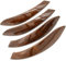 RINKTEEA Türgriff Für B&MW 3 4 Serie F30 F31 F32 F33 F34 F35 F36 F80 2013–2018 Innentür-Zuggriff Äußere Abdeckungsverkleidung(Walnut 4pcs Set)