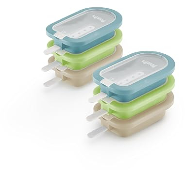Lékué Set de Polos Mini Apilables de silicona Mediterráneo 6 un.