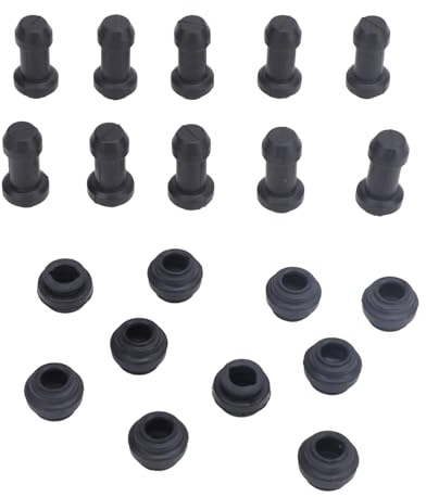 10 Set Bremsstoß-Bremssattel-Staubschutzkappe, Motorrad-Scheibenbremssattel-Staubschutzkappe, Gummi-Bremssattel-Stoßdämpfer-Staubschutz für Roller-Elektrofahrrad