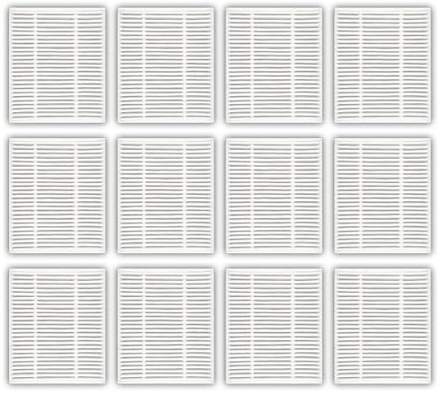 (12 Piezas) Q0520 Y0112 Filtro Hepa De Repuesto para iRobot Roomba Essential Robot Aspirador y Fregona Combo Y0140 Y0110 Q011 Q0120, Roomba 105 Combo Robot Aspiradores, Filtros De Piezas De Repuesto
