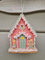 Arinosa Lebkuchenhaus Shabby Weihnachtsdeko Rosa Pastell Mint 5,5x6,5x9cm zum Hängen