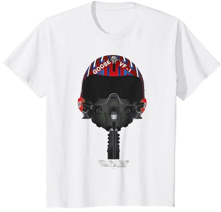 Kinder Top Gun Goose Pilot Helm Kinder T-Shirt