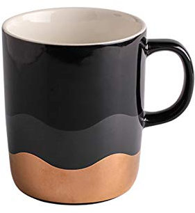 YIHANSS Kaffeetasse Phnom Penh Tasse Personalisierte Trend Kaffeetasse, Wellenmuster Frühstücksmilchbecher, männliche und weibliche Paar Tasse Teebecher