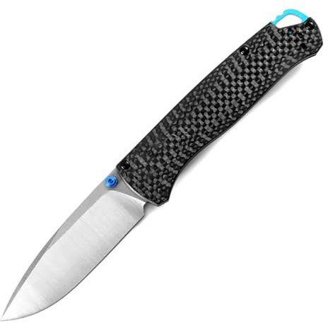 Outdoor Messer Survival Tragbar Taschenmesser Flach Aus Edelstahl S90V, Robust Leicht Kohlefaser Klappmesser, Camper Jagdmesser taktische messer, Klein EDC Tanto Messer mit Taschenclip und Axis Lock