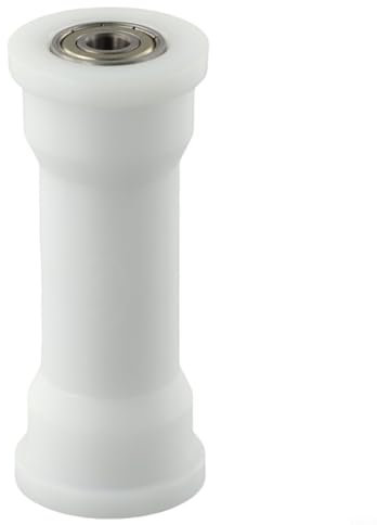 Fitnessgerät Lagerrad Rudergerät Ersatzteil Metall Kunststoff Weiß 8mm Innendurchmesser 92,3mm Länge