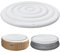 Couverture De Spa Gonflable, Couvercle De Bain À Remous Rond, Couvercle De Bain À Remous Gonflable, Isolation Thermique Pliable pour Spa, Spa Rond Gonflable Extérieur (Poignée Blanche, 165cm)