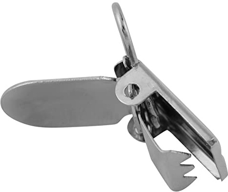TOPINCN Metall -Halt -Clips Hochleistungs Silbereisenclips für Hosenträger 10 Mm 25 Mm Optionen Ersatzteile Reparaturteile Zubehör Zubehör (25mm)