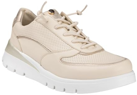 PITILLOS 11094 Deportivo con Cordon Elastico Mujer Crema 36
