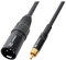 PD Connex Câble Audio Cordon XLR Mâle - RCA Mâle - 8m - Idéal pour Relier vos Enceintes de Sonorisation