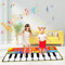 Miavogo Musikmatte für Kinder, Tanzmatte Piano Mat 8 Einstellbare Lautstärke + 8 Instrumenten + 10 Keyboard Musik Klaviermatte für Mädchen Jungen - 148 x 60 cm